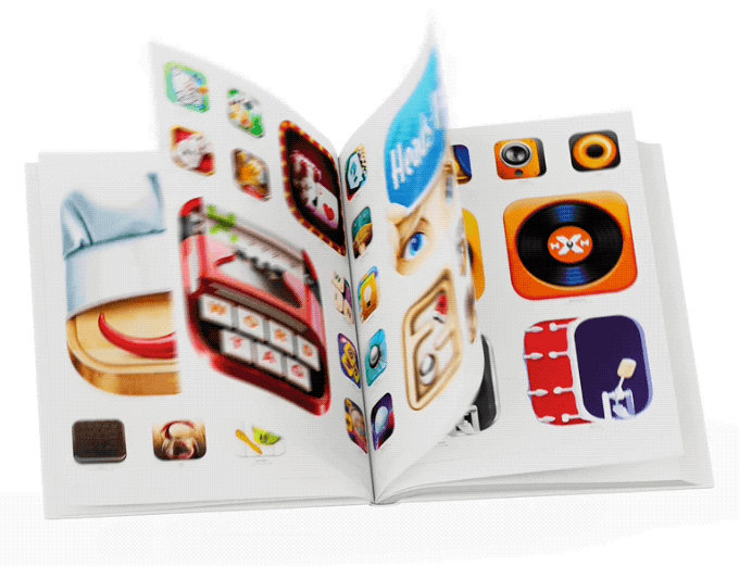 The macOS / The iOS App Icon Book アート・デザイン・音楽